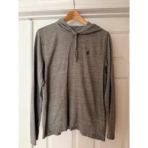 Polo Ralph Lauren Other - Previously Loved Grey POLO Ralph Lauren Tshirt Hoodie Size M